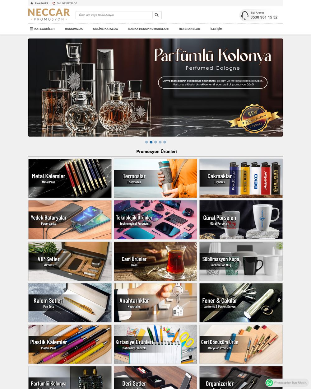 Neccar Promosyon — Promosyon · web sitesi
